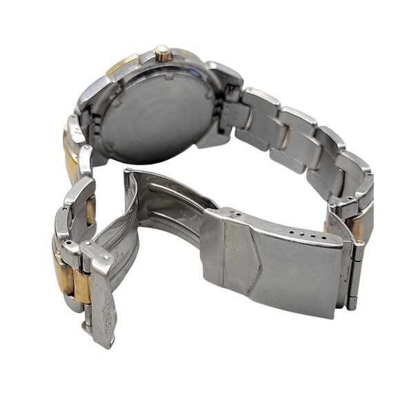 Sector Adv 4500 Mens Quartz Watch Vintage Diver 7" Two Tone Stainless Steel 38mm - Picture 11 of 15